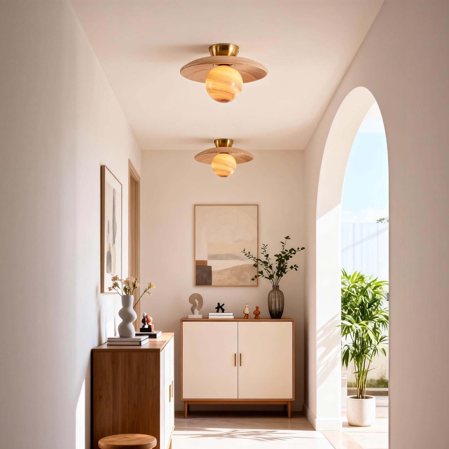 Rivey Round Ceiling Light